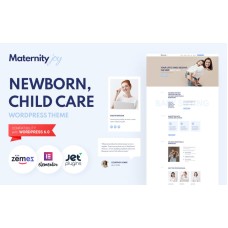 MaternityJoy - Newborn, Child Care WordPress Theme