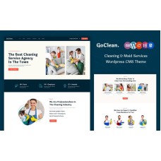 GoClean - Cleaning Dry Wash Laundry Services Multipurpose Responsive WordPress Theme