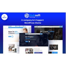 Hubsoft - IT Solutions & IT Support Elementor WordPress Theme