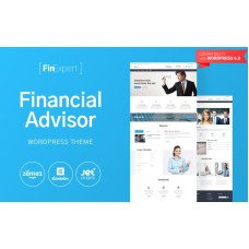 FinExpert - Financial Advisory Company Responsive WordPress Theme