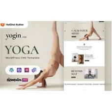 Yogin - Yoga And Exercise  WordPress Elementor Theme