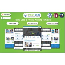 Green Care - Home Care & Private Nursing WordPress Elementor Template