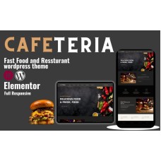 Cafeteria- Fast Food And Resturant WordPress Responsive Theme