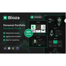 Bioza - Personal Portfolio Landing Page WordPress Theme