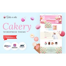 Bake-a-cake - Cakery WordPress Elementor Theme