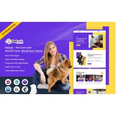 Petcok - Pet Care & Animal Care  WordPress Theme