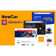 Newcar - Car wash and mechanic Elementor WordPress Theme