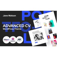 Jane Watson - Advanced And Reliable CV WordPress Theme