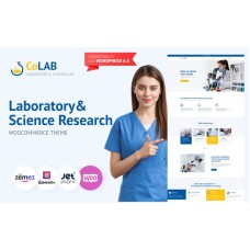 CoLab - Laboratory & Science Research WordPress Theme