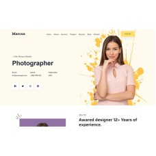 Marcus - Personal Portfolio WordPress Theme