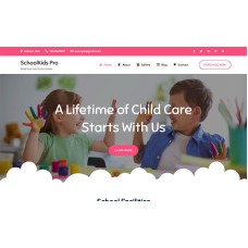 SchoolKids Pro - Kindergarten and Preschool WordPress Theme