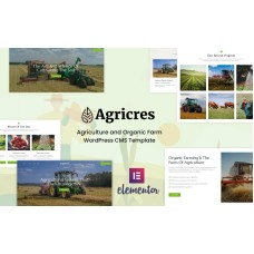 Agricres - Agriculture and Organic Farm WordPress Theme