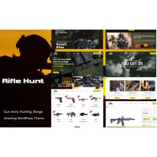 Rifle Hunt Gun Shop Woocommerce WordPress Theme