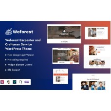 Woforest - Carpenter and Craftsman Service WordPress Theme
