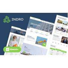 Indro - Industrial Company Factory WordPress Elementor Theme
