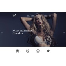 Ida - Model Photo Portfolio WordPress Theme
