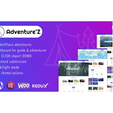 Adventure'Z - Modern Adventure Marketplace WordPress Theme
