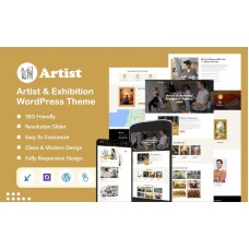 Artist & Exhibition WordPress Theme