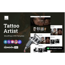 Tato Studio - Tattoo Artist Multipurpose WordPress Elementor Theme