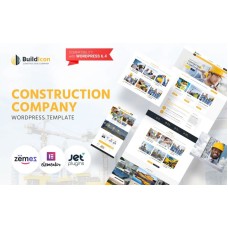 BuildIcon - Construction Company Elementor WordPress Theme