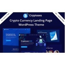 Cryptozen - Cryptocurrency & Bitcoin/ICO  WordPress Theme