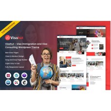 Visahut - Visa immigration and Visa Consulting WordPress Theme