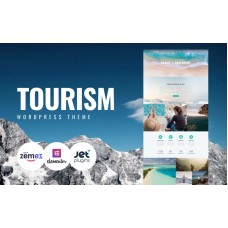 Closez - Tourism One Page Modern WordPress Elementor Theme