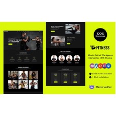 Fitness - Fitness and Gym WordPress Elementor Theme