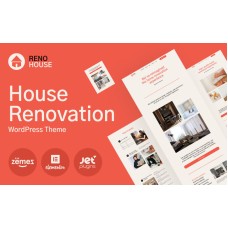 RenoHouse - Modern Construction Project Website WordPress Theme