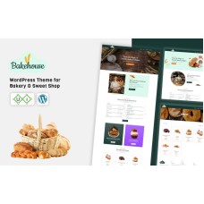 Bakehouse - Food Bakery ,  Pastry & Sweets Shop WordPress Theme