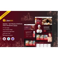 Sparem - Spa Beauty & Wellness Salon Wordpress Theme