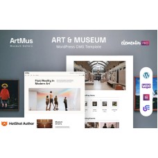 Artmus  – Museum Gallery WordPress Elementor Theme