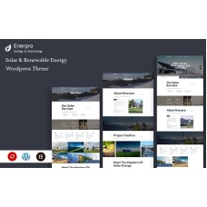 Enerpro - Solar & Renewable Energy Wordpress Theme
