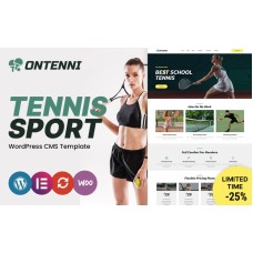 Ontenni - Tennis Club and Sports WordPress Theme