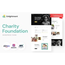 Enlightment - Charity Foundation WordPress Elementor Theme