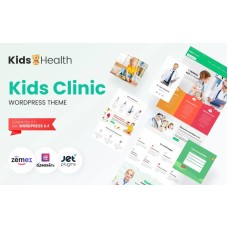 KidsHealth - Kids Clinic WordPress Elementor Theme