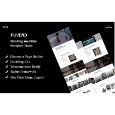 Puvend - Vending Machine Wordpress Theme