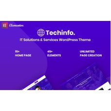 Techinfo - IT Solutions & Services Responsive WordPress Theme