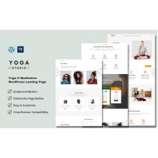 Yoga Studio Personalized WP Landing Page