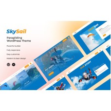 SkySail - Paragliding WordPress Themes for Sport Outdoors Websites