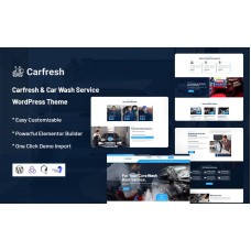 Carfresh - Car Wash Service WordPress Theme
