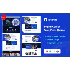 Technice - Digital Agency WordPress Theme