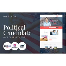The Ballot - Political Candidate WordPress ElementorTheme