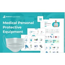 Medical Protective Equipment eCommerce WordPress Theme With AI Content Generator