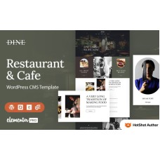 Dine -  Restaurant And Cafe WordPress Elementor Theme
