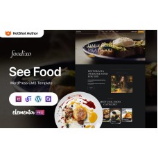 Foodixo - Sea Food Restaurant Elementor Wordpress Theme