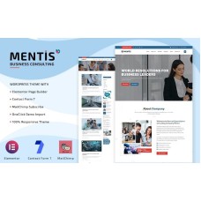 Mentis - Business Consulting WordPress Elementor Theme