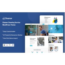 Cleanar - Cleaning Service WordPress Theme