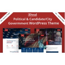 Desal - Political & Candidate/City Government WordPress Theme