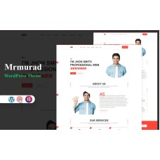 Mrmurad-Personal Portfolio and Resume  WordPress Theme